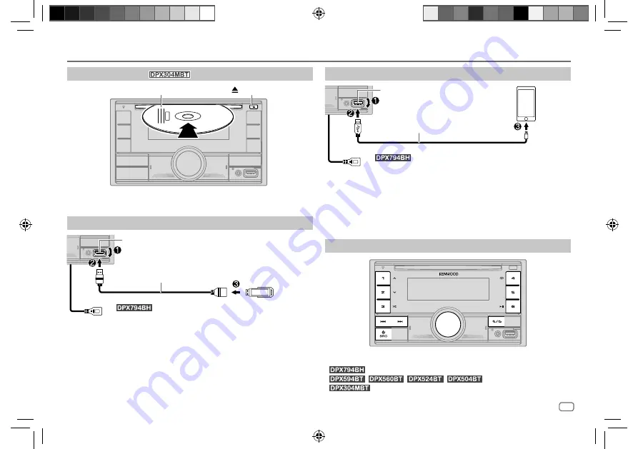 Kenwood DPX304MBT Instruction Manual Download Page 17