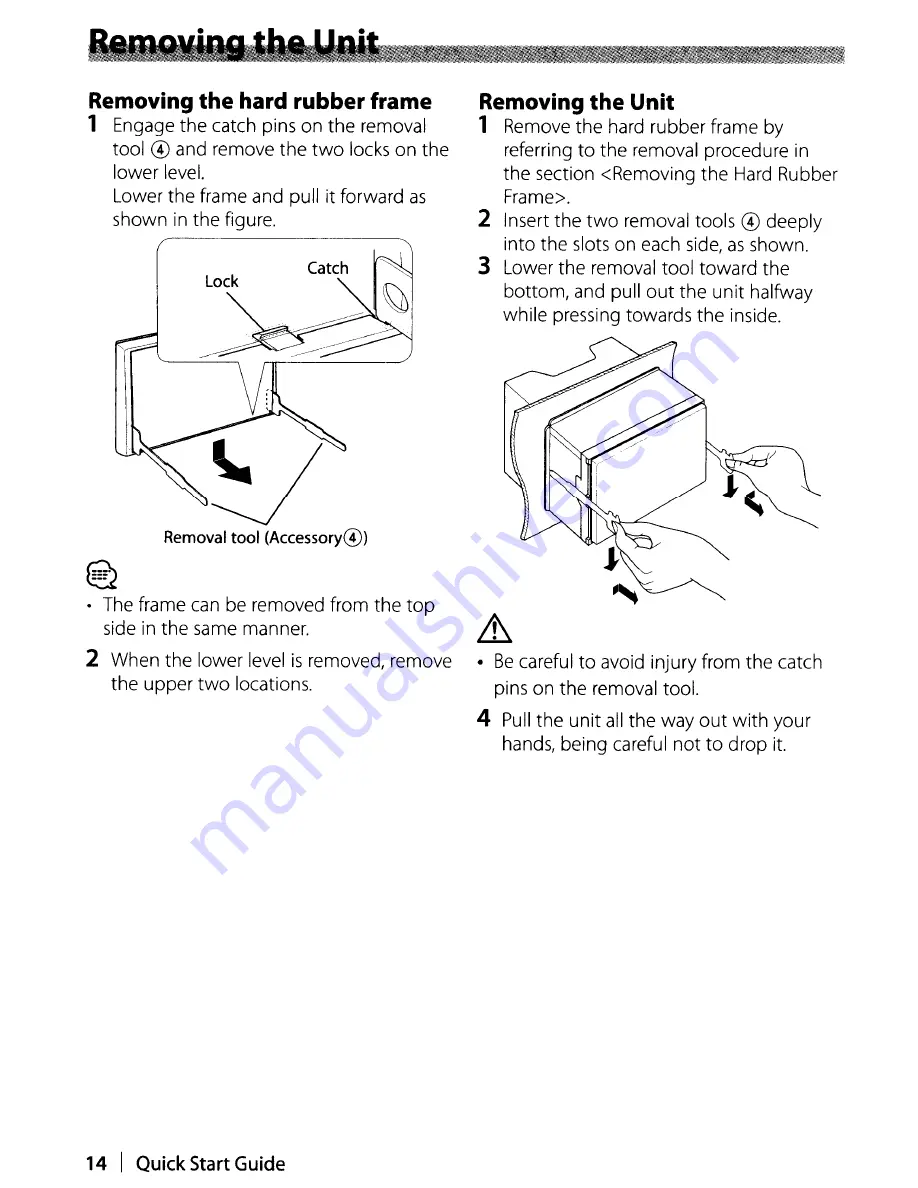 Kenwood DPX308U Quick Start Manual Download Page 14