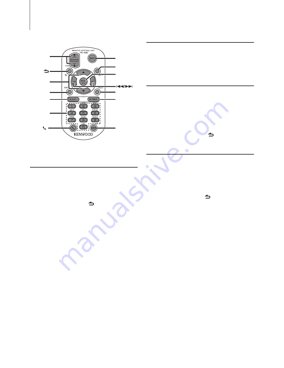 Kenwood DPX308U Quick Start Manual Download Page 50