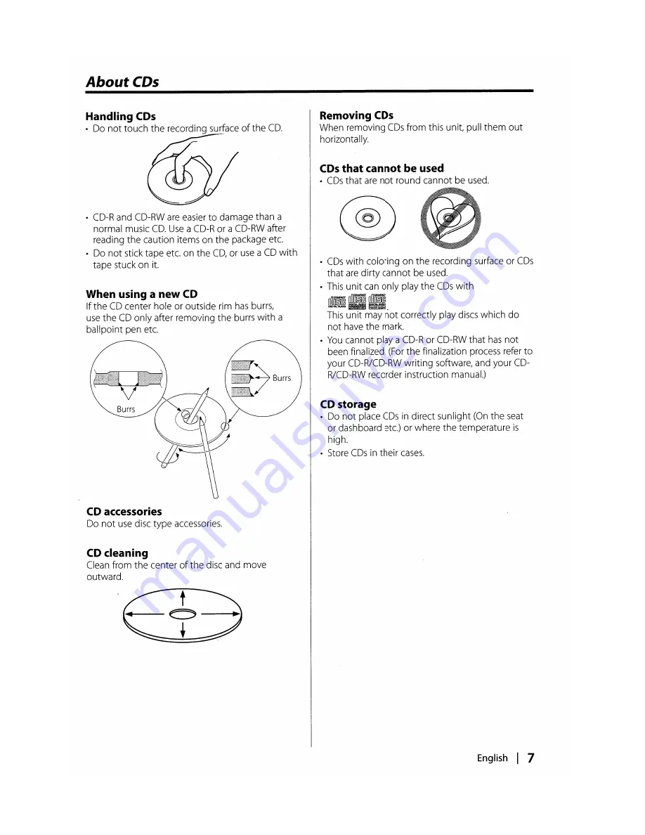 Kenwood DPX501 Instruction Manual Download Page 7