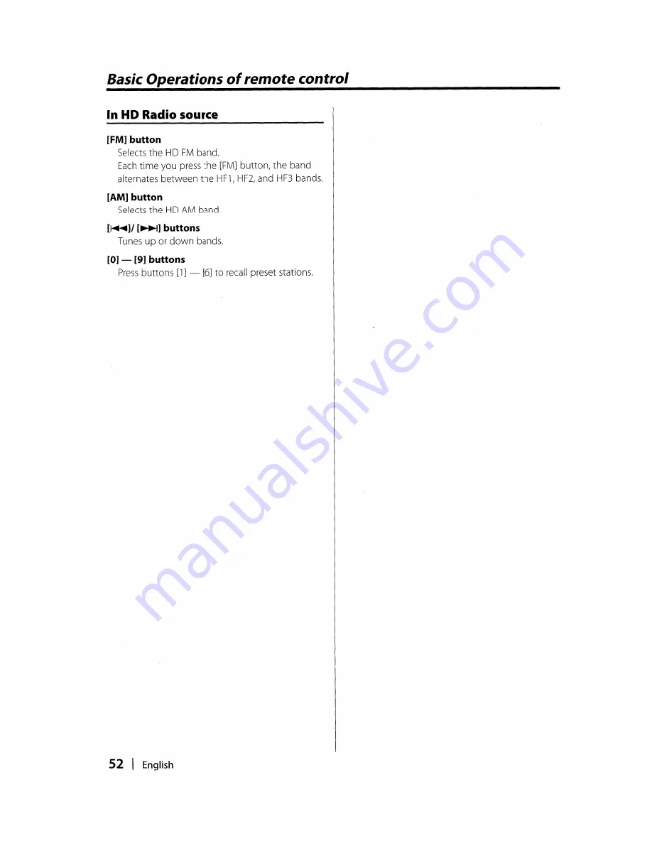 Kenwood DPX501 Instruction Manual Download Page 52