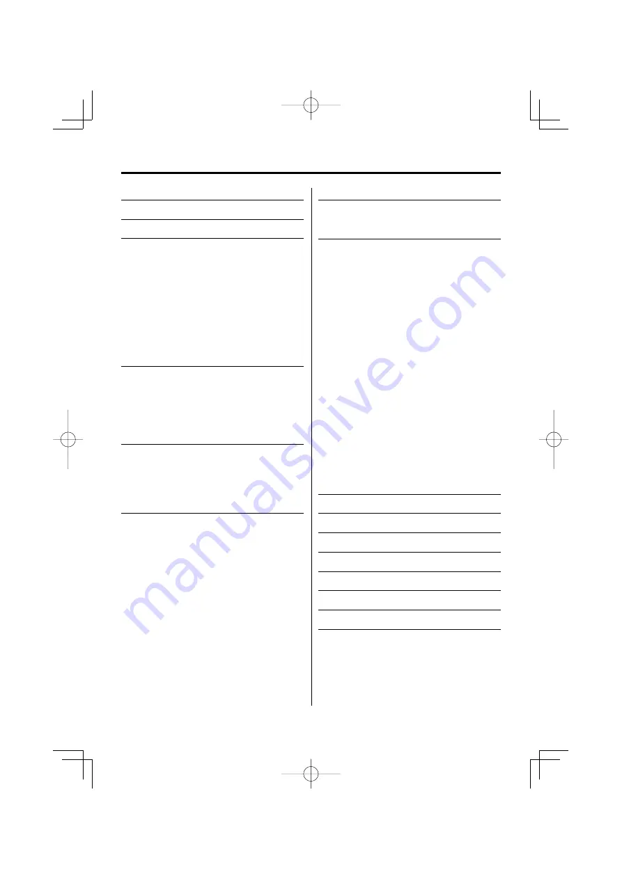 Kenwood DPX502 - DPX 502 Radio Instruction Manual Download Page 2