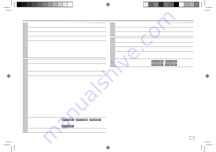 Kenwood DPX502BT Instruction Manual Download Page 35