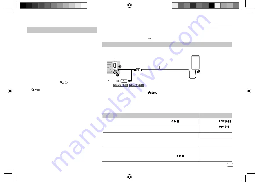 Kenwood DPX502BT Instruction Manual Download Page 49