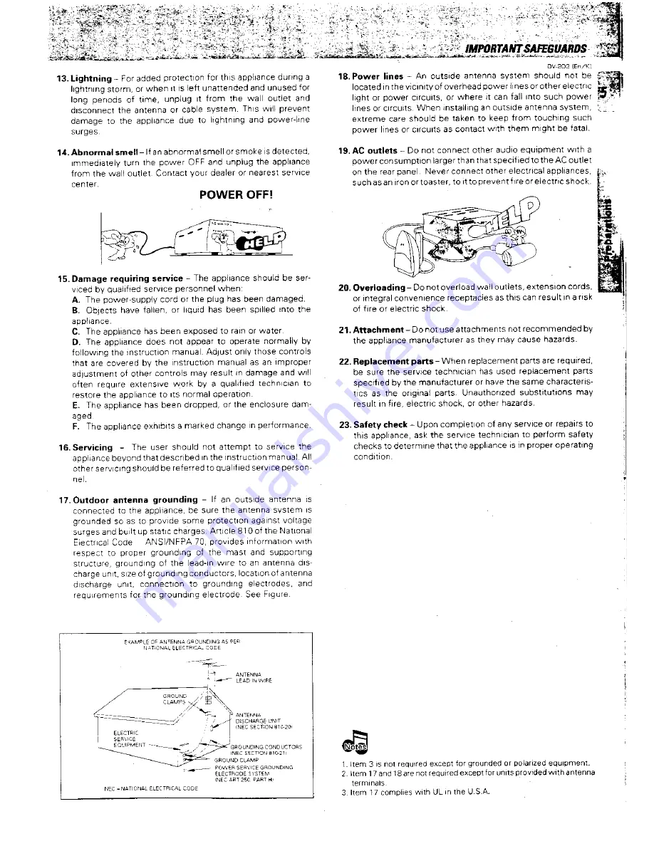 Kenwood DV-203 Скачать руководство пользователя страница 5