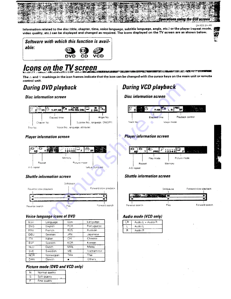 Kenwood DV-203 Скачать руководство пользователя страница 27