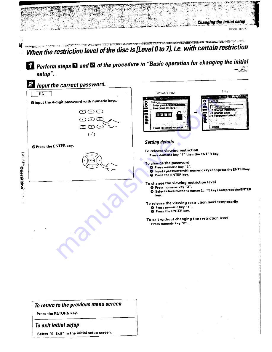 Kenwood DV-203 Скачать руководство пользователя страница 44