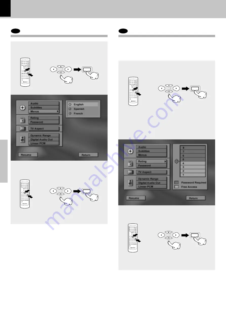 Kenwood DV-503 Instruction Manual Download Page 28