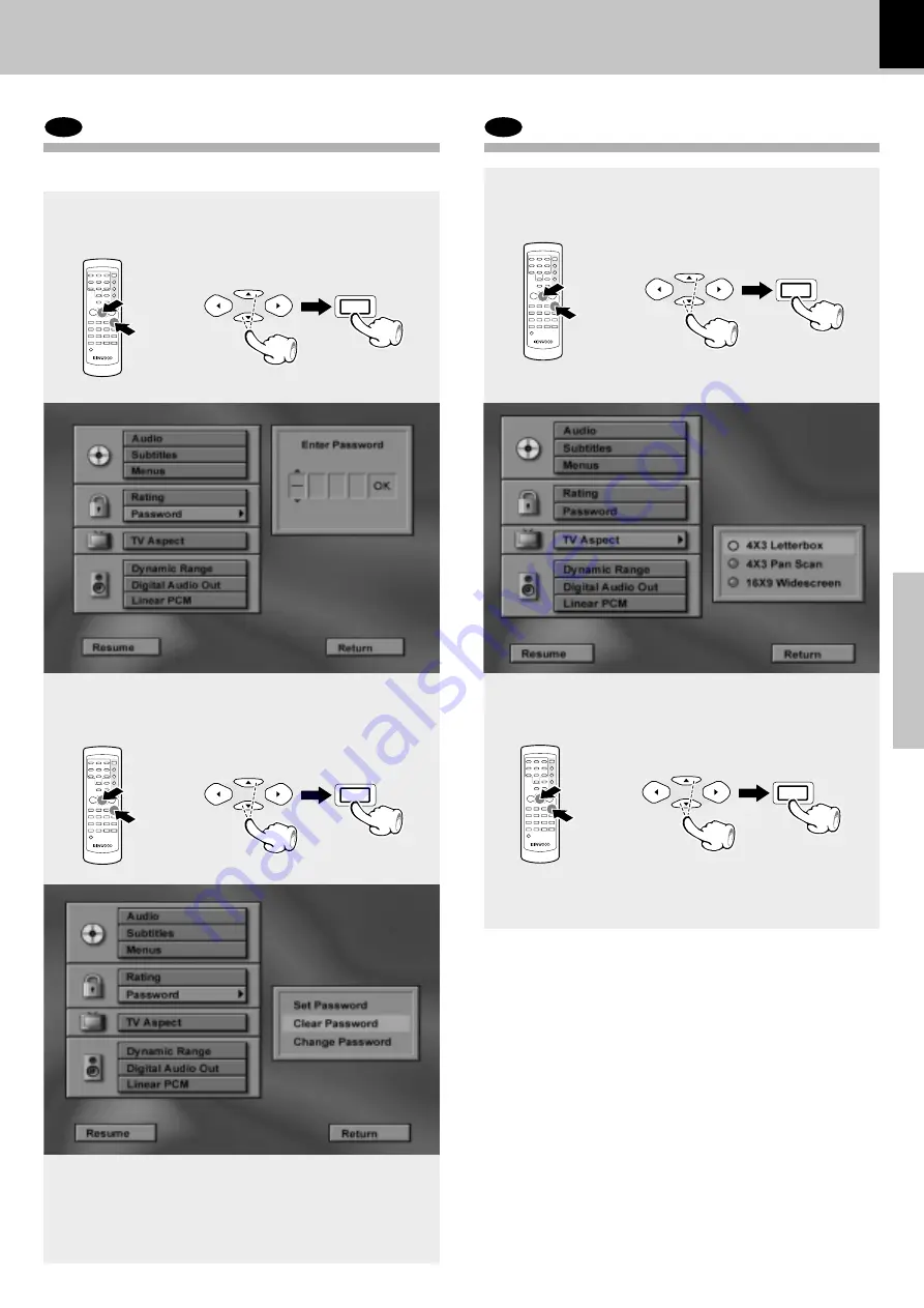 Kenwood DV-503 Instruction Manual Download Page 31