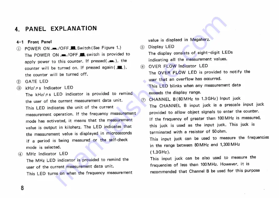 Kenwood FC-758 Instruction Manual Download Page 8