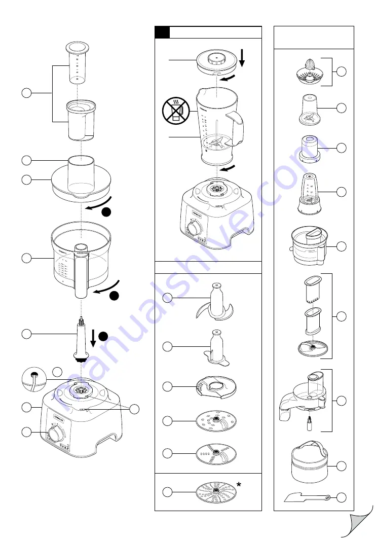 Kenwood FDP65 Скачать руководство пользователя страница 3