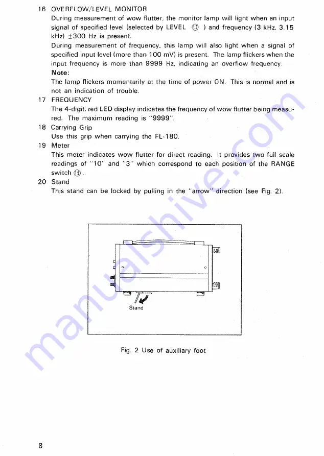 Kenwood FL-180 Instruction Manual Download Page 8