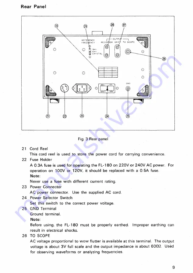 Kenwood FL-180 Скачать руководство пользователя страница 9