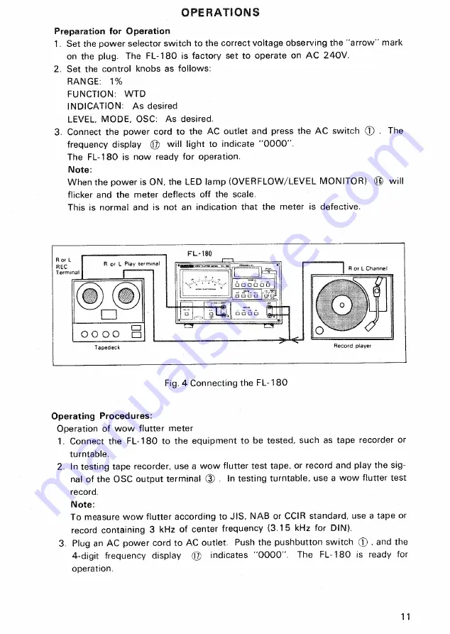 Kenwood FL-180 Скачать руководство пользователя страница 11