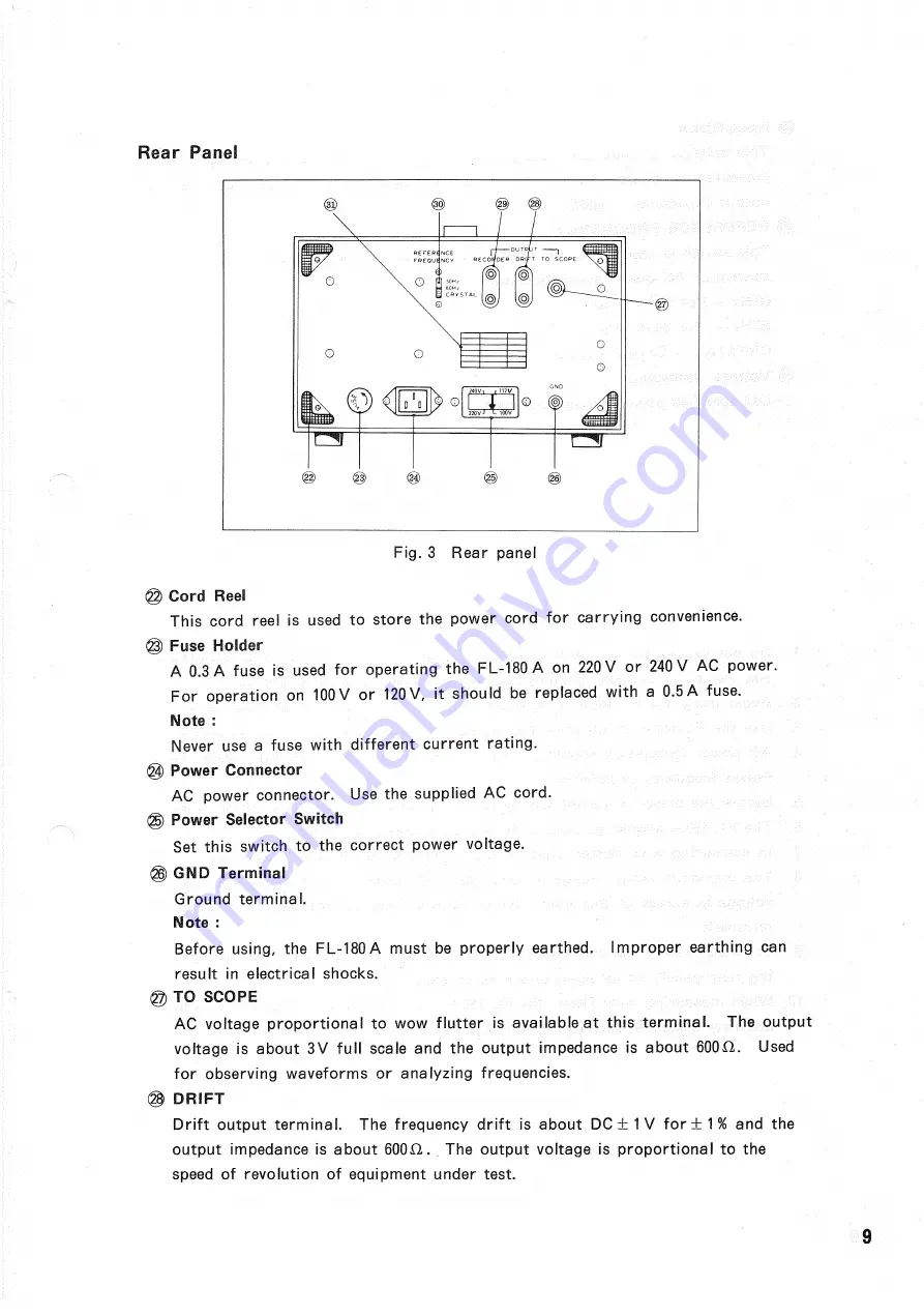 Kenwood FL-180A Скачать руководство пользователя страница 9