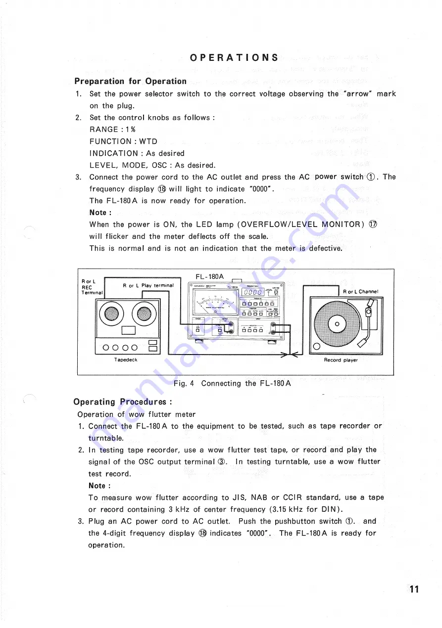 Kenwood FL-180A Скачать руководство пользователя страница 11