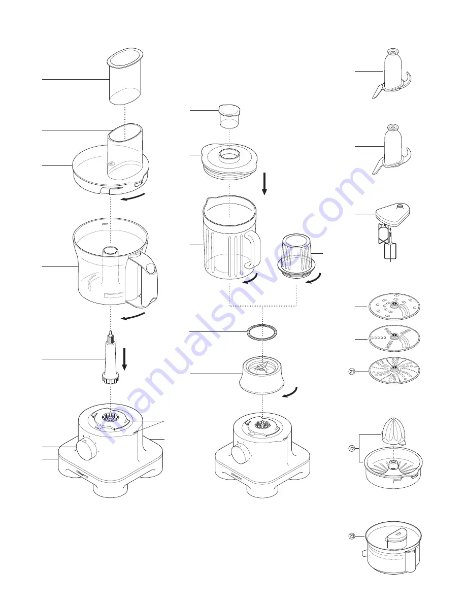 Kenwood FP270 series Скачать руководство пользователя страница 3