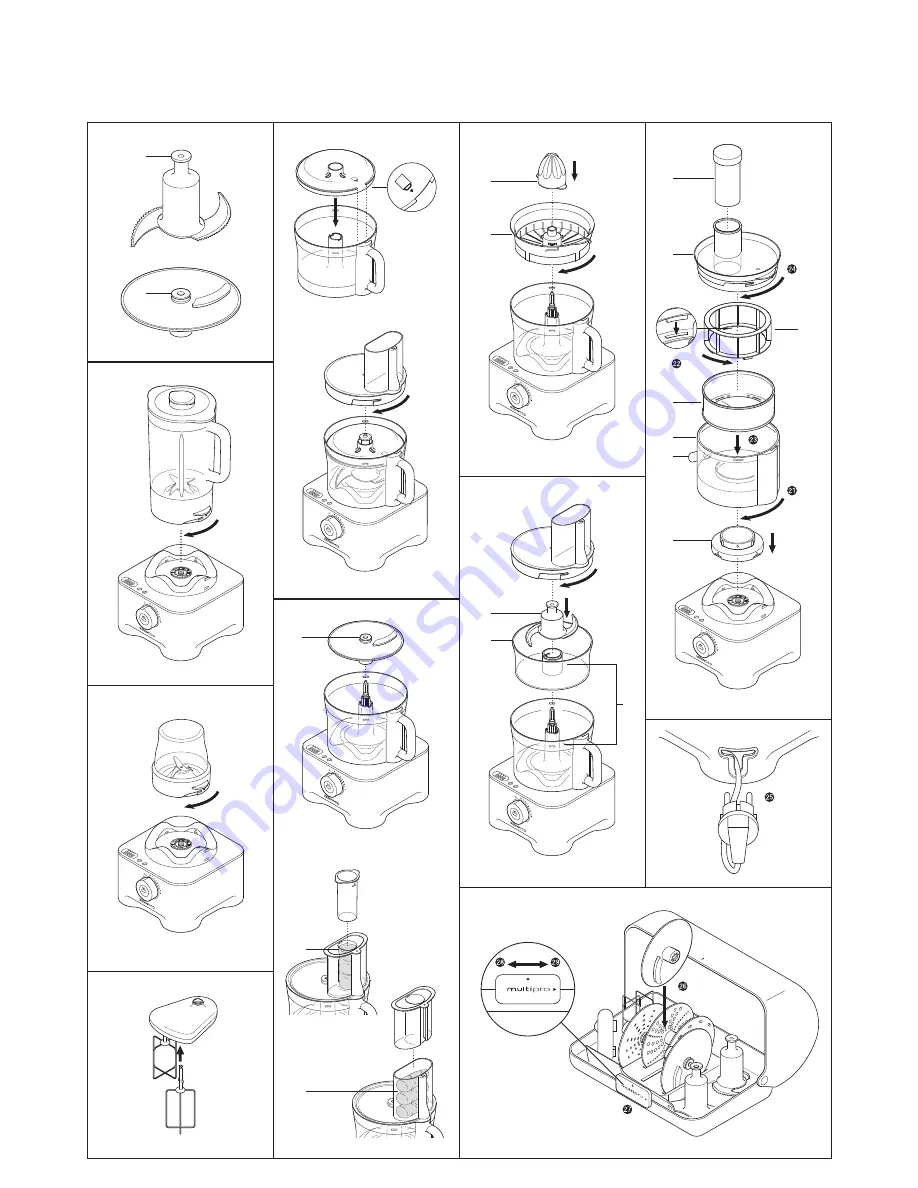 Kenwood FP980 series Quick Manual Download Page 4