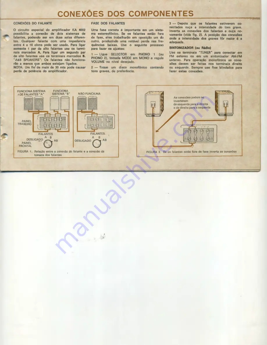 Kenwood KA 4002 (Portuguese) Manual De Instruções Download Page 5