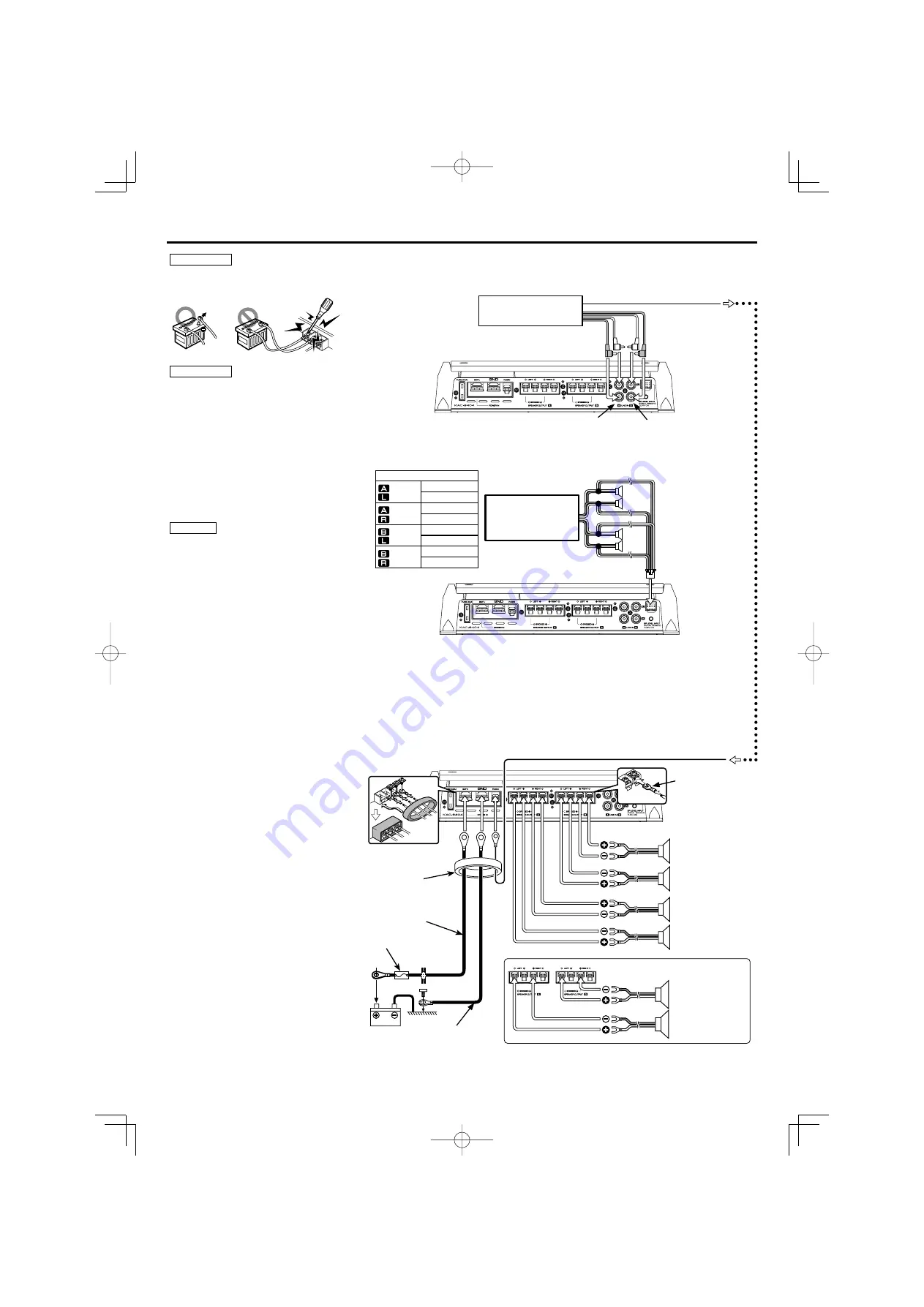 Kenwood KAC-8404 Instruction Manual Download Page 4