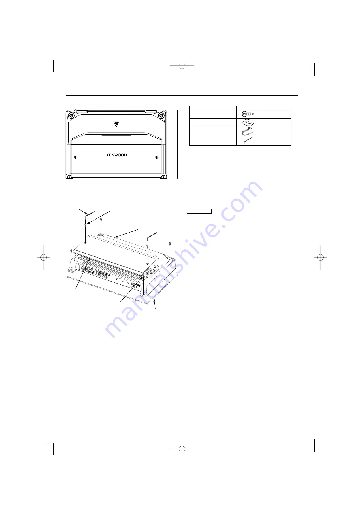 Kenwood KAC-9104D Instruction Manual Download Page 3