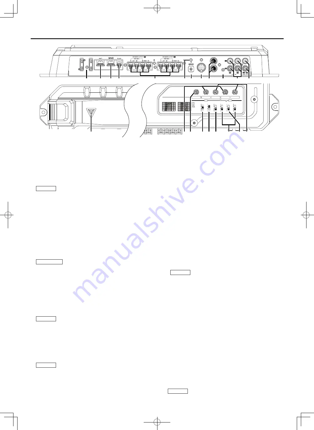 Kenwood KAC-PS541 Instruction Manual Download Page 5