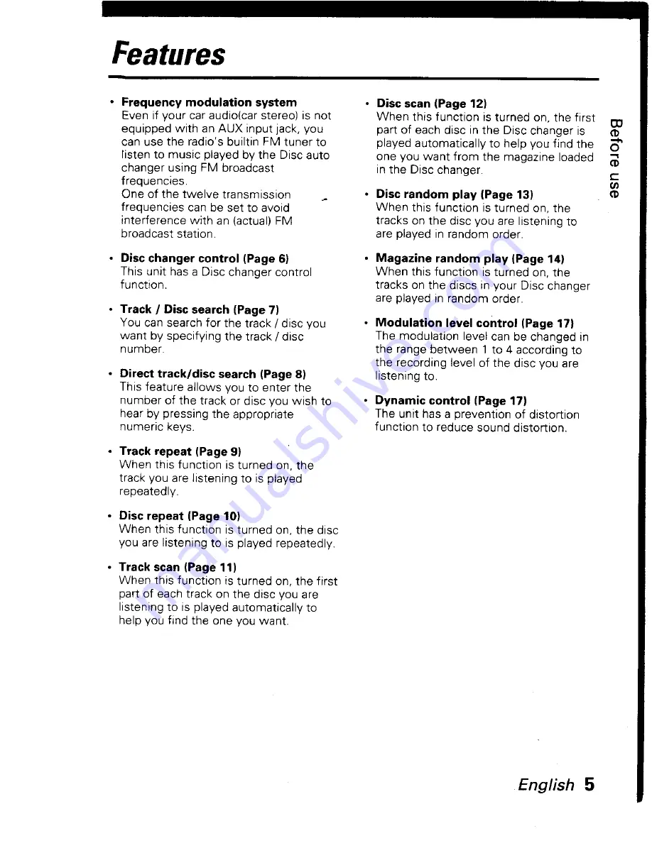 Kenwood KAC-R51FP Instruction Manual Download Page 5