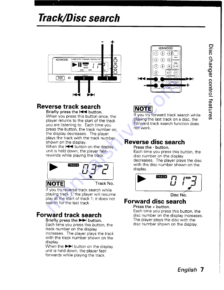 Kenwood KAC-R51FP Instruction Manual Download Page 7