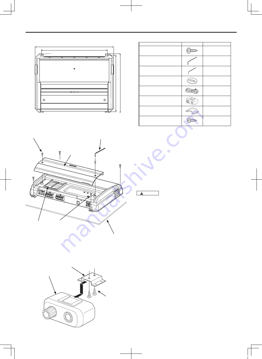 Kenwood KAC-X11D Скачать руководство пользователя страница 3