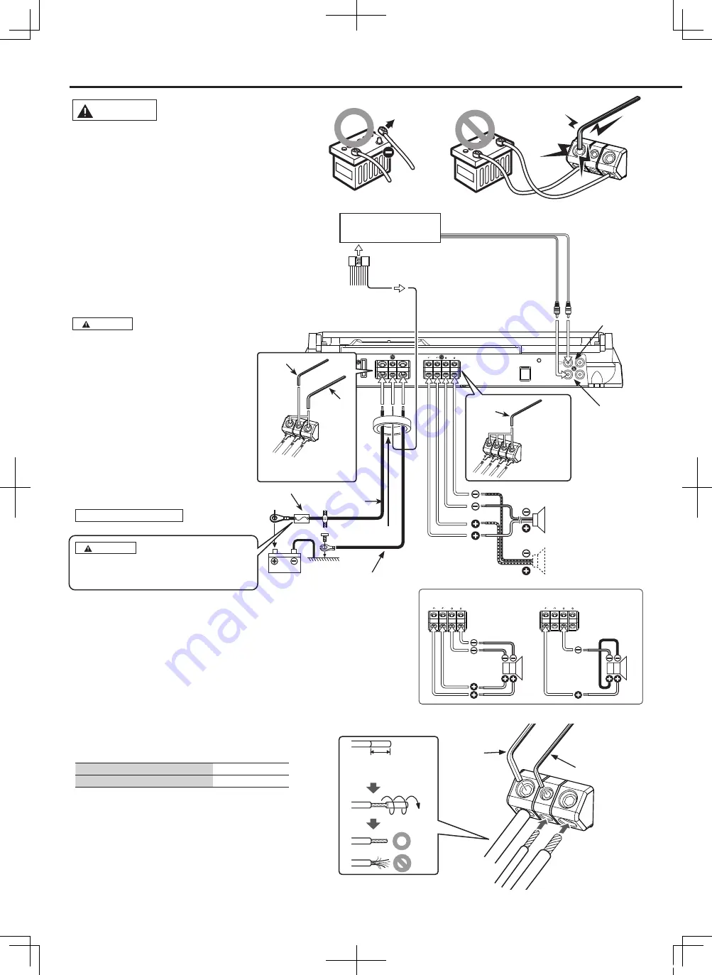 Kenwood KAC-X11D Скачать руководство пользователя страница 4