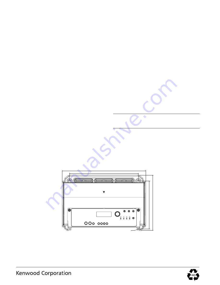 Kenwood KAC-X1R - eXcelon Amplifier Скачать руководство пользователя страница 30