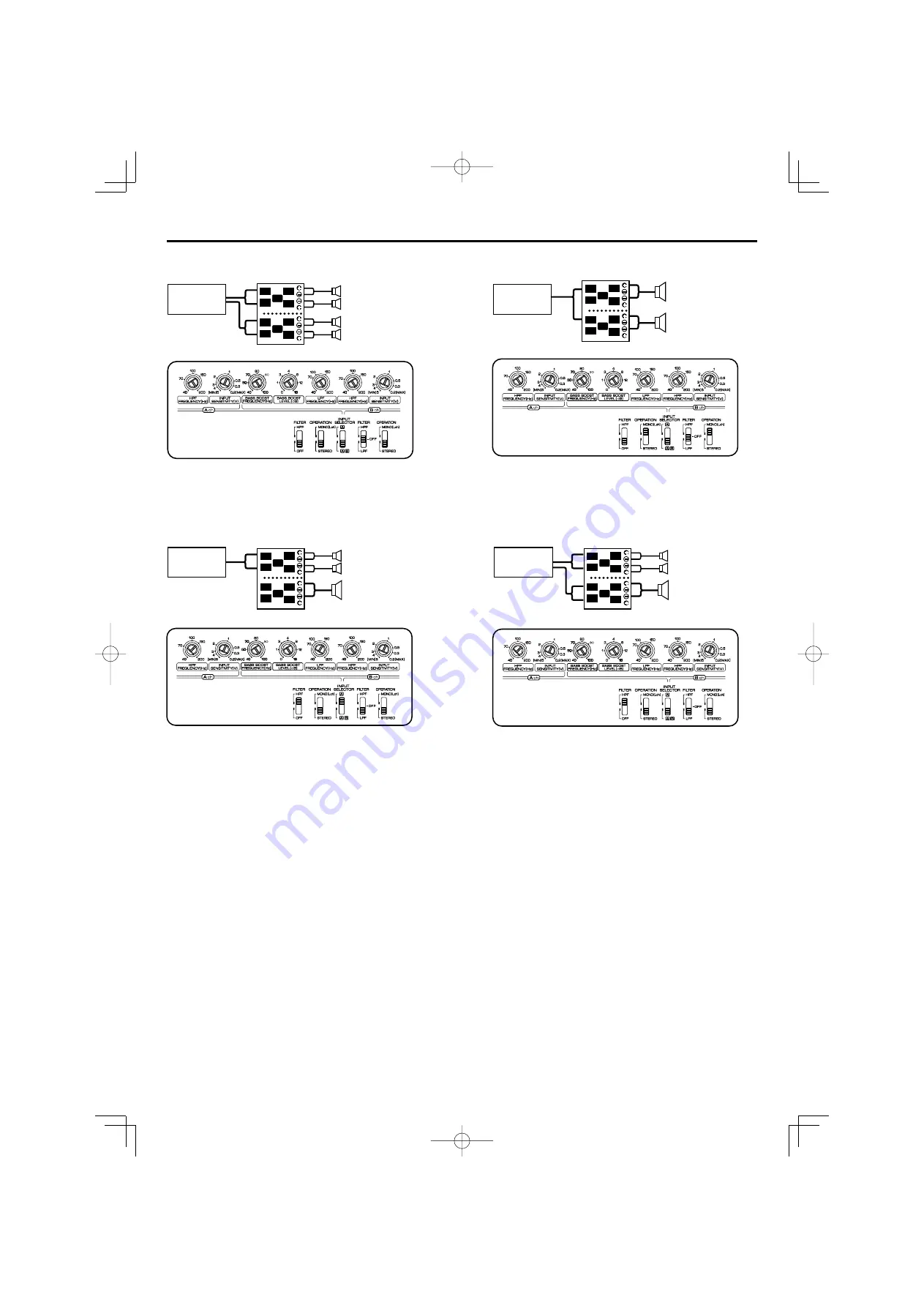 Kenwood KAC X40 - eXcelon Amplifier Скачать руководство пользователя страница 11