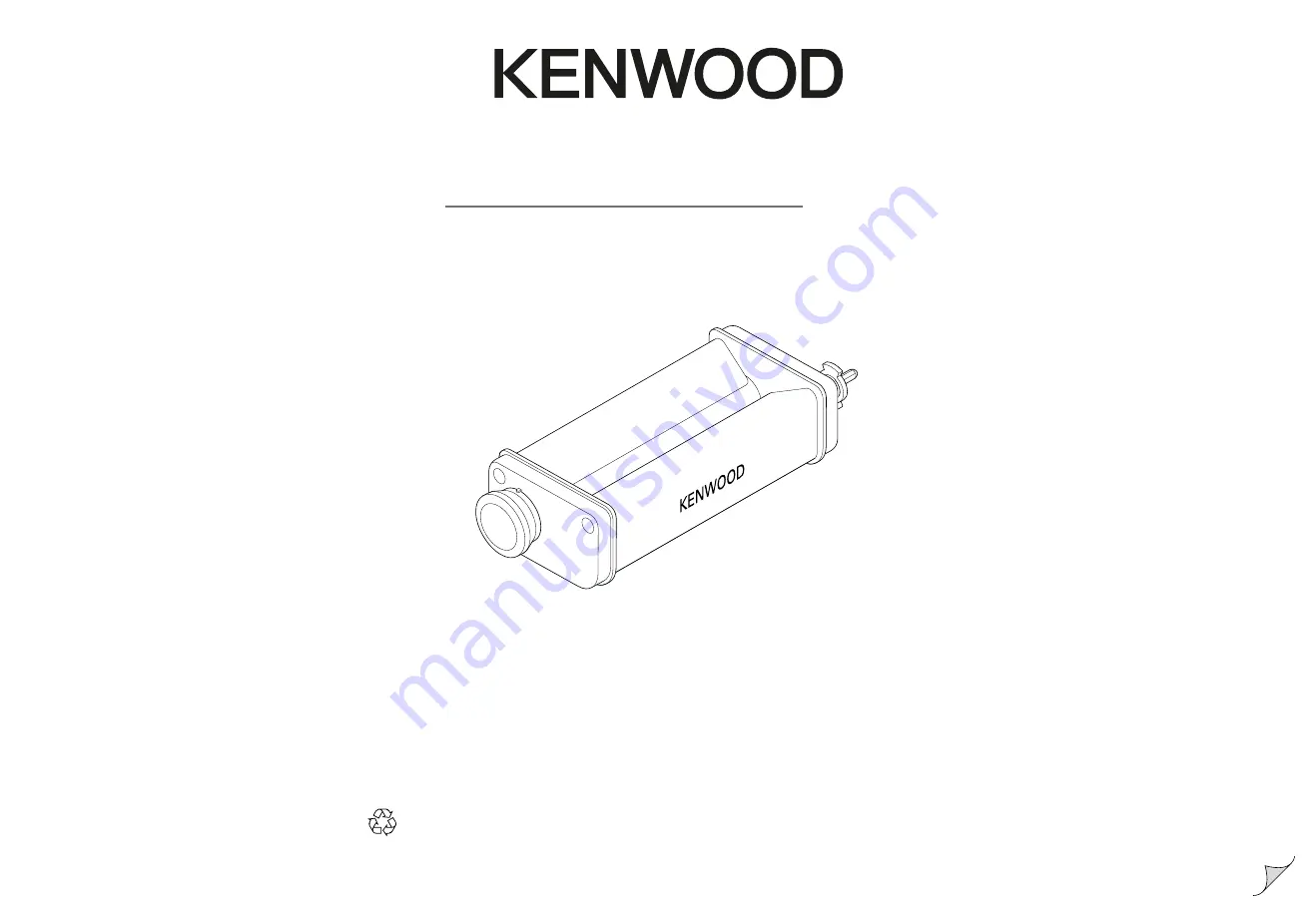 Kenwood KAX980ME Скачать руководство пользователя страница 1