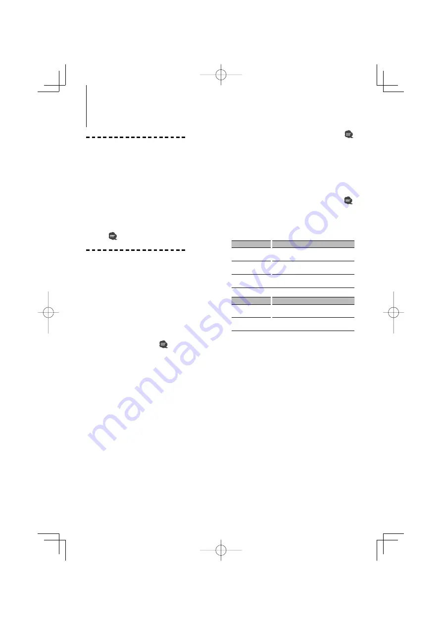 Kenwood KCA-BT200 Instruction Manual Download Page 58