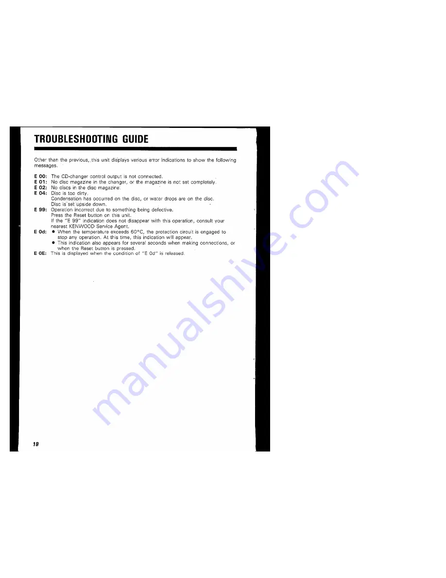 Kenwood KCA-R2FM Instruction Manual Download Page 18