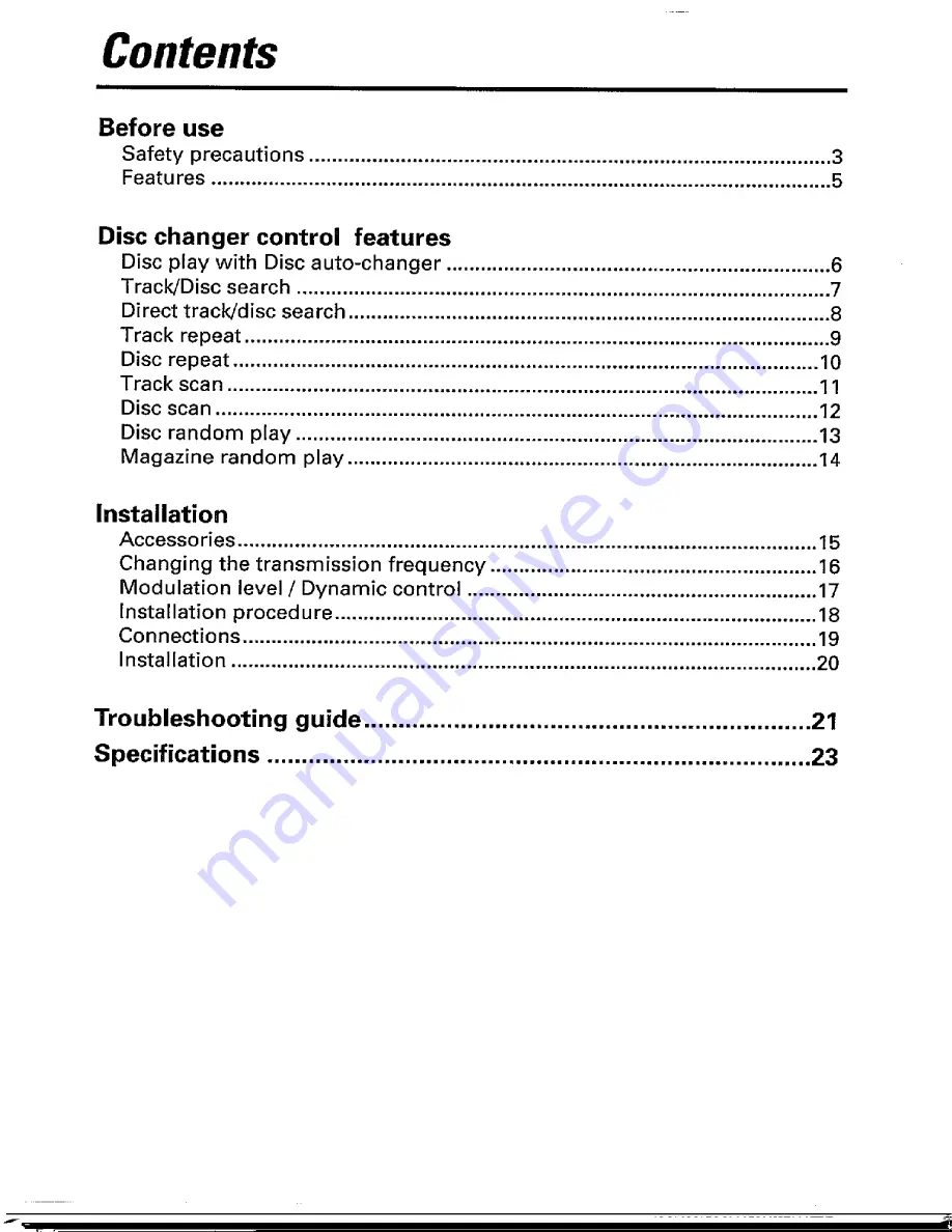 Kenwood KCA-R31FM Instruction Manual Download Page 2