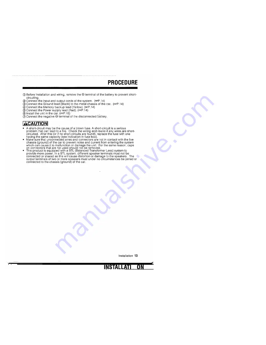 Kenwood KCR-140 Instruction Manual Download Page 13