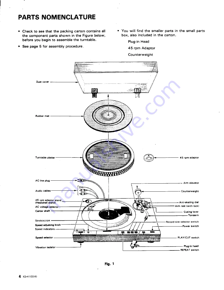 Kenwood KD-4100 Скачать руководство пользователя страница 4