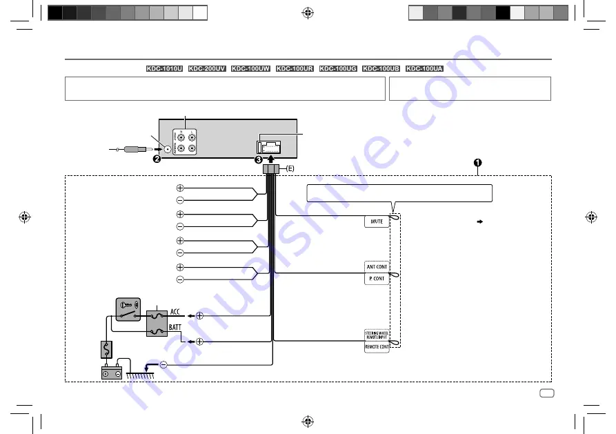 Kenwood KDC-100UA Скачать руководство пользователя страница 19