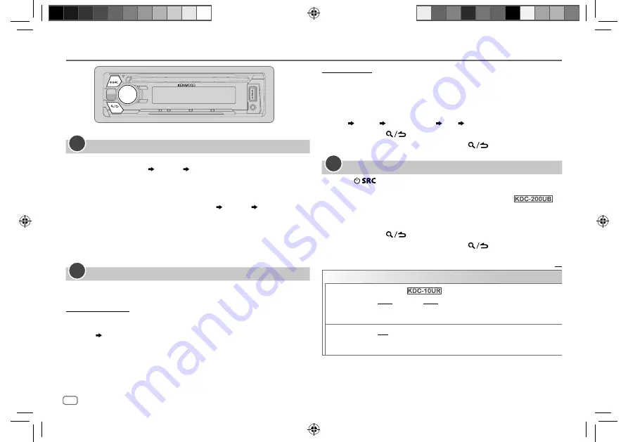 Kenwood KDC-100UB Instruction Manual Download Page 6