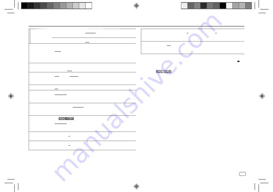 Kenwood KDC-100UB Instruction Manual Download Page 31