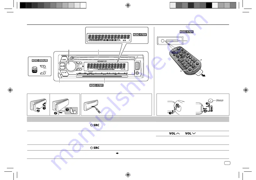 Kenwood KDC-100UB Instruction Manual Download Page 41