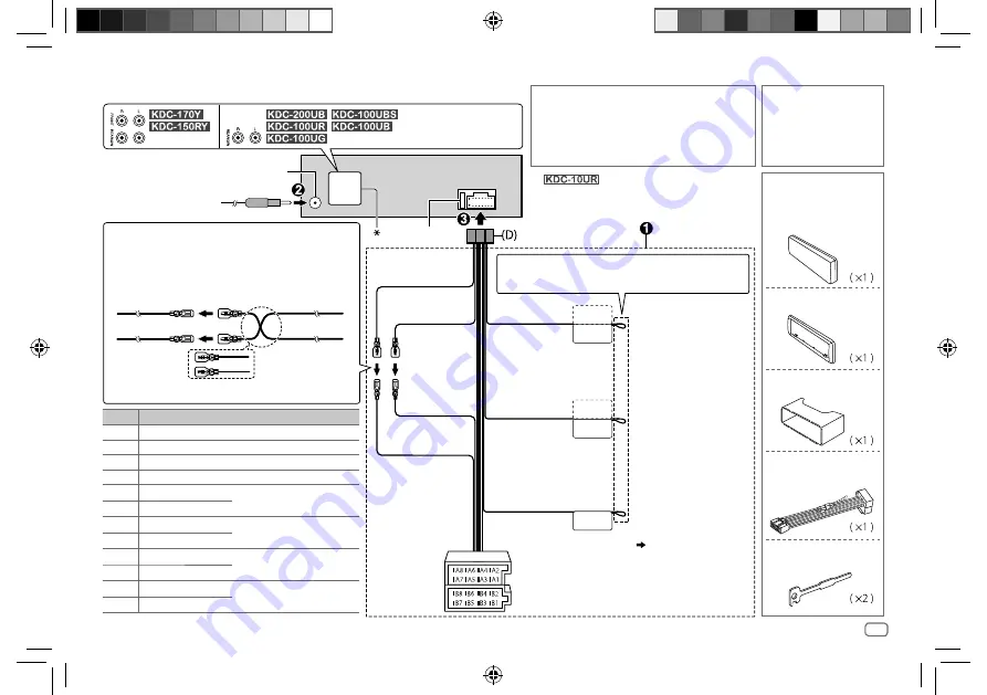 Kenwood KDC-100UB Instruction Manual Download Page 55