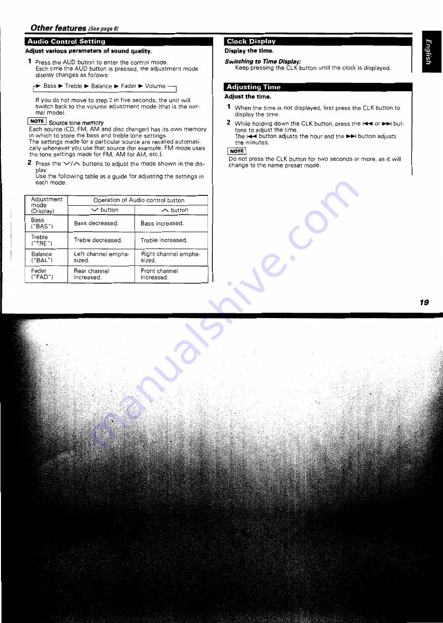 Kenwood KDC-1010 Instruction Manual Download Page 19