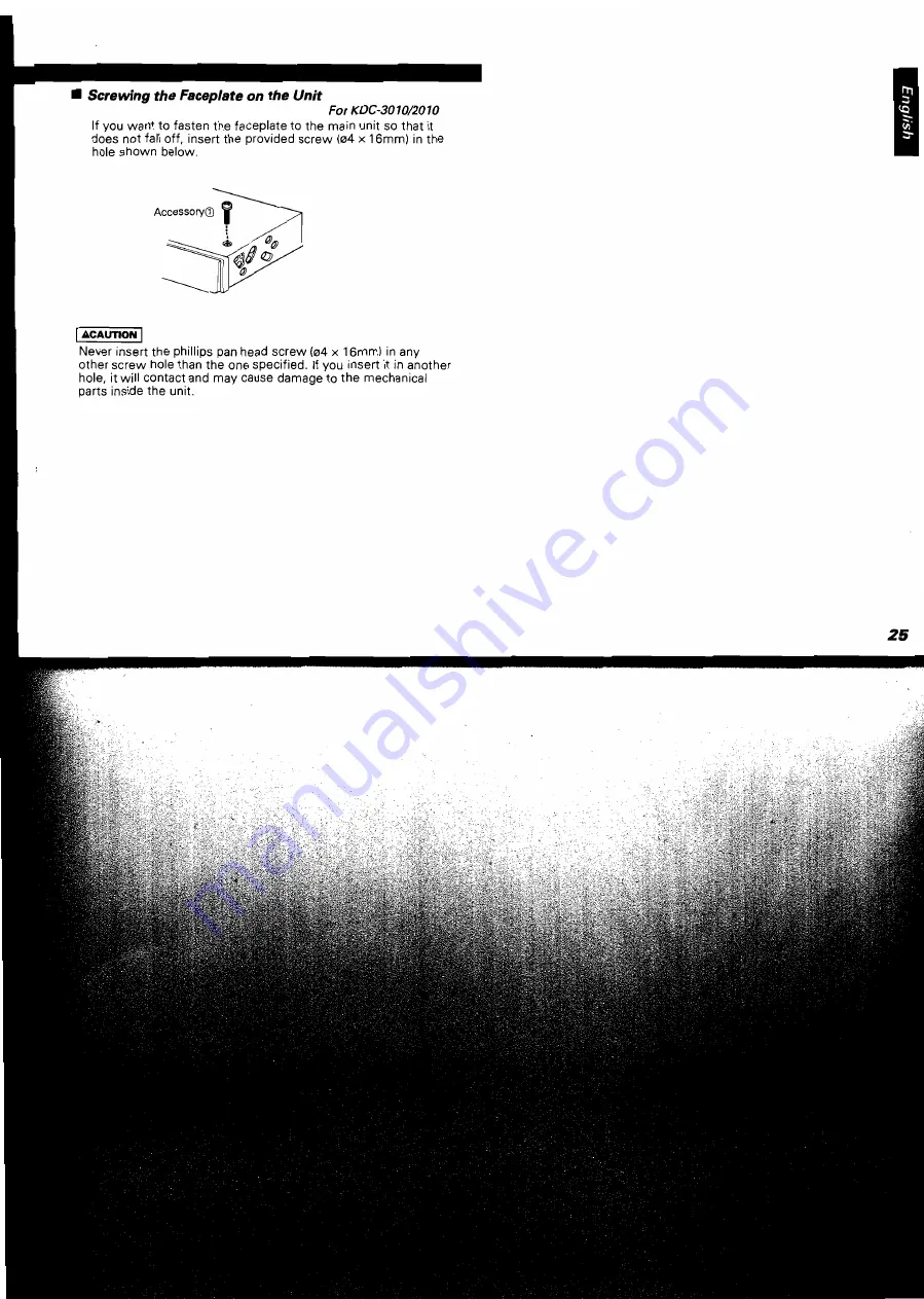 Kenwood KDC-1010 Instruction Manual Download Page 25