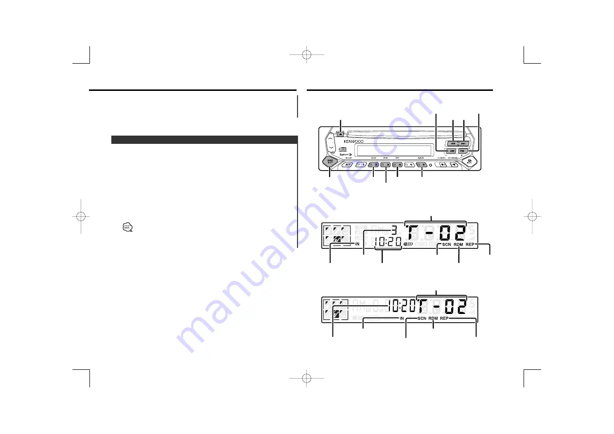 Kenwood KDC-1020 Instruction Manual Download Page 11