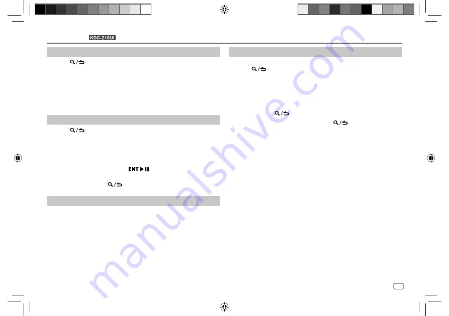 Kenwood KDC-1020U Instruction Manual Download Page 11