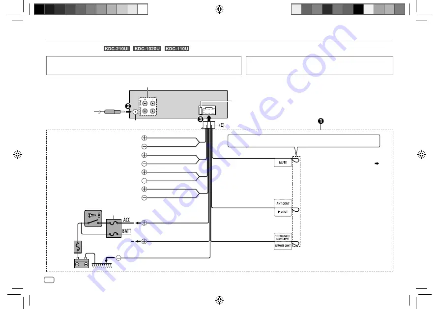 Kenwood KDC-1020U Instruction Manual Download Page 22