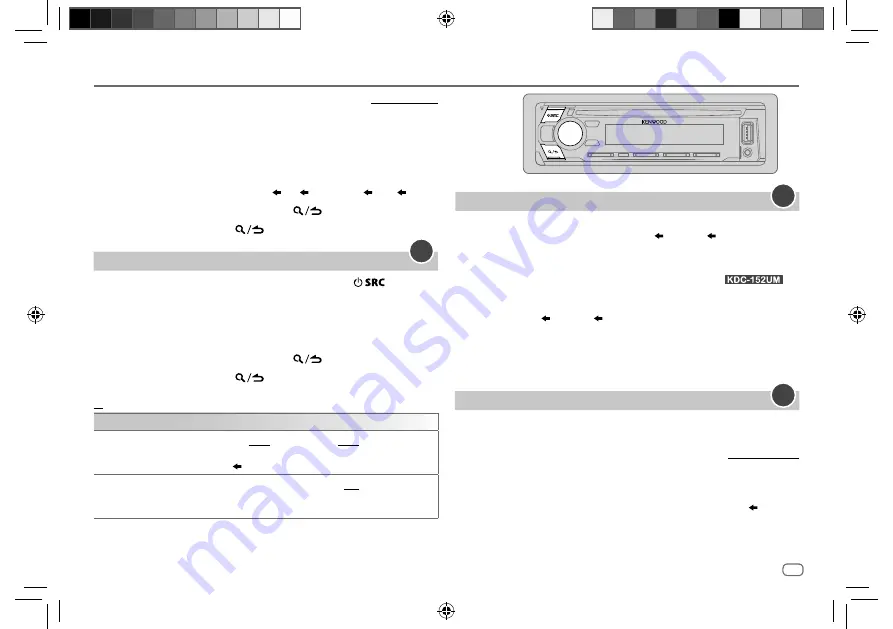 Kenwood KDC-1020U Instruction Manual Download Page 49