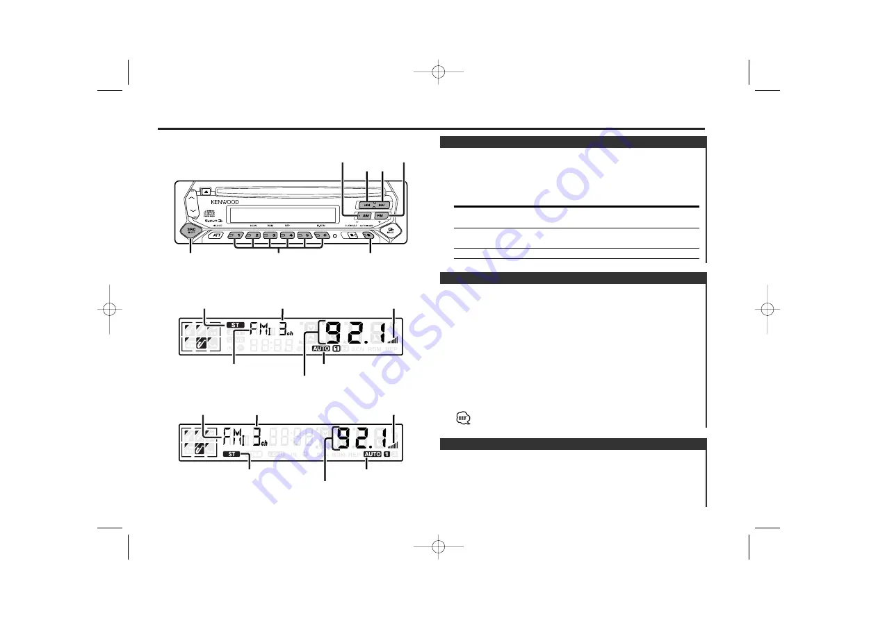 Kenwood KDC-1023 Instruction Manual Download Page 9